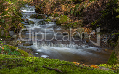 Little german canyon at the mountain Rhoen