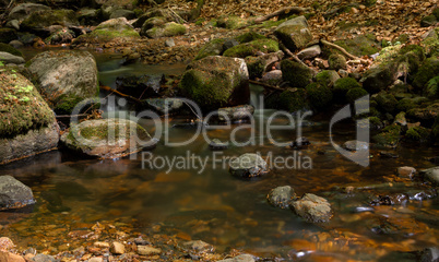 Little german canyon at the mountain Rhoen