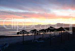 Strand bei Can Picafort, Mallorca, morgens