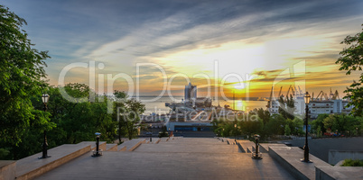 Odessa Seaside Boulevard in Ukraine