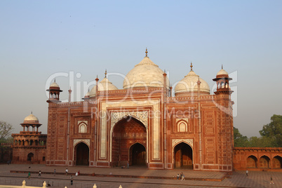 Moschee beim Taj Mahal
