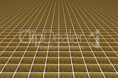 Colored square floor tiles, 3d illustration