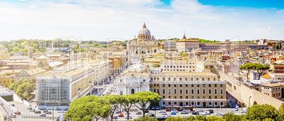 panoramic view of Rome