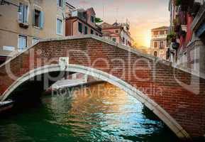 Canal and bridge