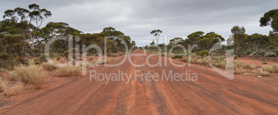 Landstraßen im Outback von Western Australia