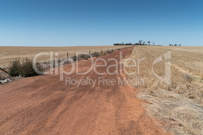 Landstraßen im Outback von Western Australia