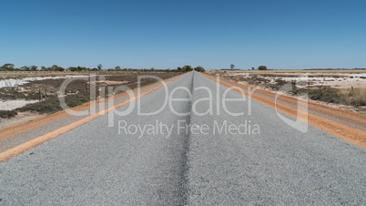 Landstraßen im Outback von Western Australia