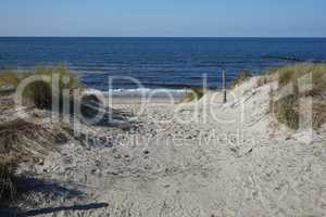 Strandzugang an der Ostsee