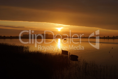 Sonnenuntergang auf Rügen