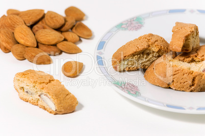 Cantuccini, original Italian almond cookies