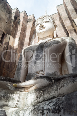 Sukhothai - Wat Sri Chum temple - buddha in chamber