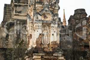 ruins in the historical park in sukhothai