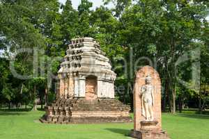 ruins in the historical park in sukhothai