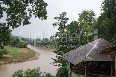 train ride  over the legendary Death Route - look to the river