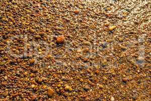 pebbles stones on a beach