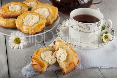 Baking with different fillings.