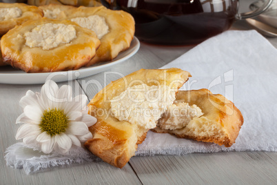 Baking with different fillings.