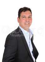 Portrait of smiling handsome man