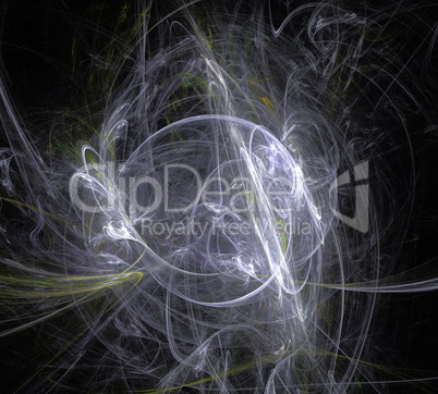 image of one Digital Fractal on Black Color image of one Digital Fractal on Black Color
