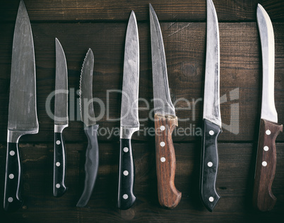 used different kitchen knives