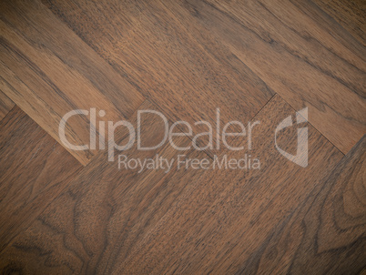 Old used walnut floor