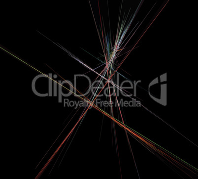 image of one Digital Fractal on Black Color image of one Digital Fractal on Black Color