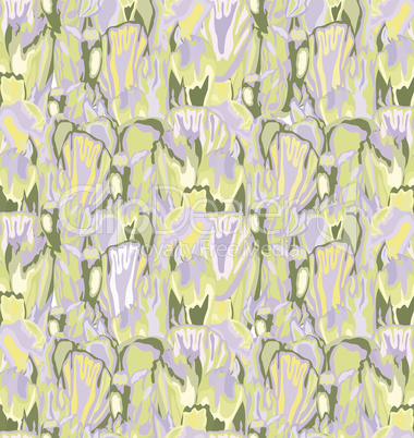 Abstract splash floral seamless pattern. Spotted nature texture
