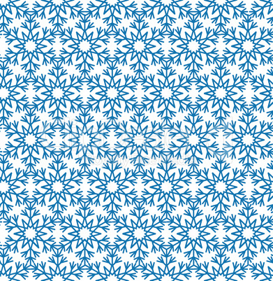 Snowflake tile pattern Winter holiday ornament Geometric texture