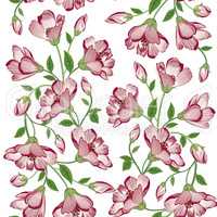 Floral seamless background. Flower bouquet background