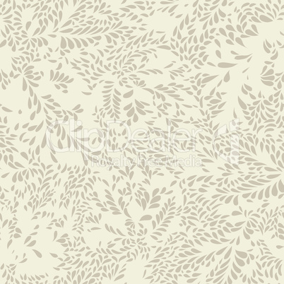 Abstract floral pattern Leaves seamless texture. Plant background