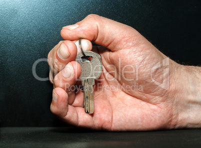 Hand with keys