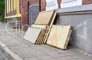 furniture on the roadside