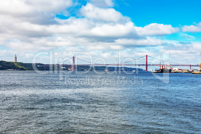 Bridge over the Tagus in Lisbon