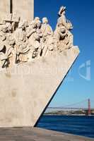 Monument for the seafarers in Lisbon Portugal