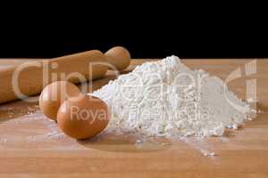 Flour and eggs