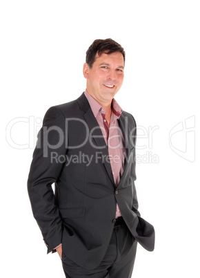 Portrait image of successful business man