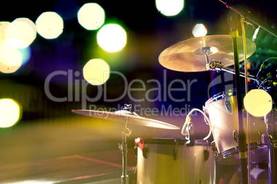 drum and stage concert