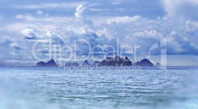 Seascape in Thailand.