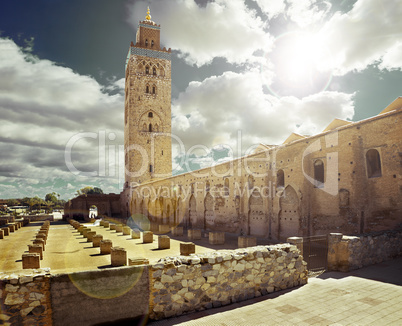 Koutoubia mosque, Marrakesh, Morocco.