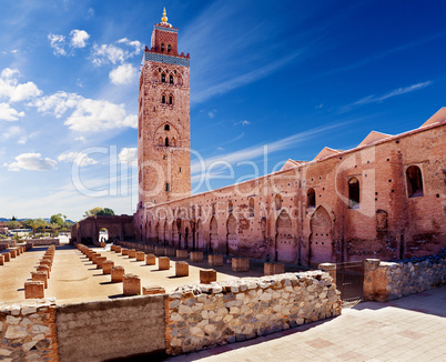 Koutoubia mosque, Marrakesh, Morocco.