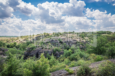 Arbuzinka Rocks in the Actovo canyon, Ukraine