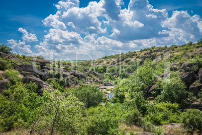 Arbuzinka Rocks in the Actovo canyon, Ukraine