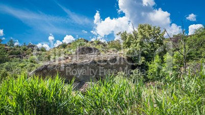 Arbuzinka Rocks in the Actovo canyon, Ukraine