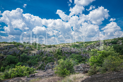 Arbuzinka Rocks in the Actovo canyon, Ukraine