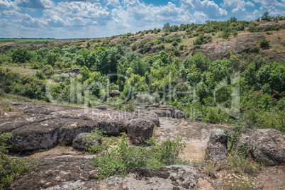 Arbuzinka Rocks in the Actovo canyon, Ukraine