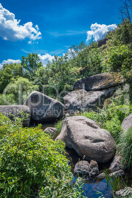 Arbuzinka Rocks in the Actovo canyon, Ukraine