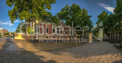 Square near the city hall of Odessa