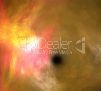 image of one Digital Fractal on Black Color image of one Digital Fractal on Black Color