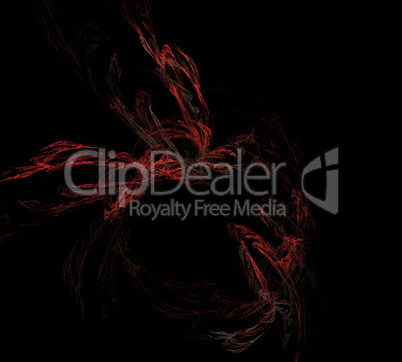 image of one Digital Fractal on Black Color image of one Digital Fractal on Black Color