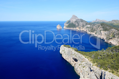 The Cape Formentor in Mallorca island, Spain